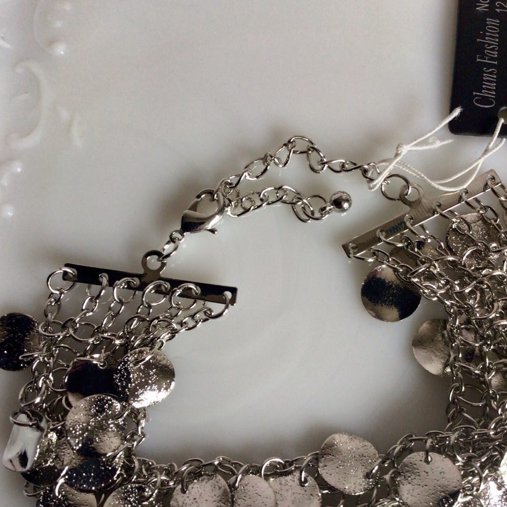 Silver Sparkling Layered Bracelet - Picture 3 of 3